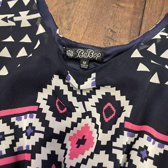 BePop Navy Lined Sleeveless Dress - Picture 8 of 10